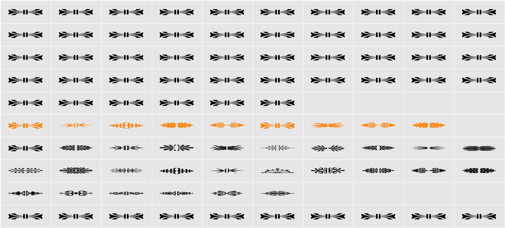 Sughayer Separates 13 Character Map
