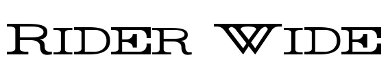 Rider Wide
