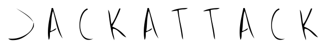 JackAttack Font Image