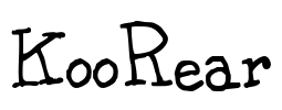 KooRear Font Image