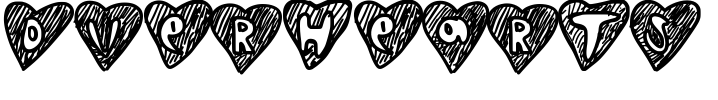 Overhearts Font Image