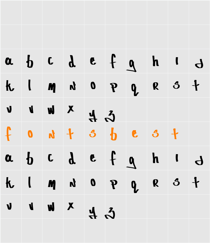 Viande Fumée Character Map