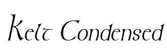 Kelt Condensed Font Image