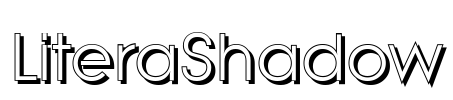 LiteraShadow Font Image