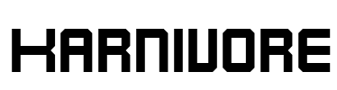Karnivore Font Image