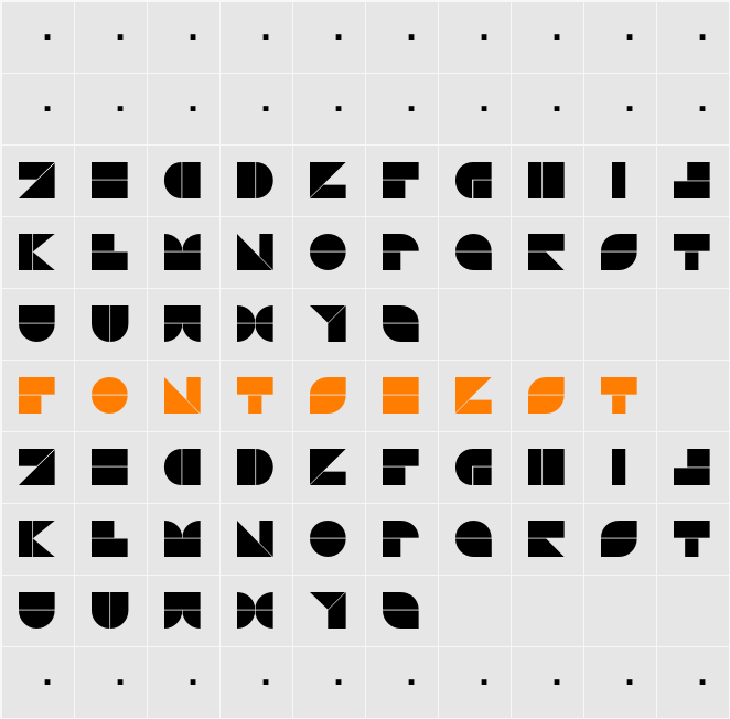 Drebiek Character Map