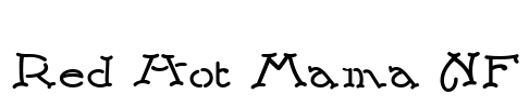 Red Hot Mama NF Font Image