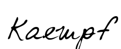 Kaempf Font Image
