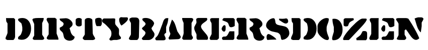 DirtyBakersDozen Font Image