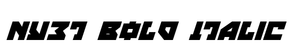 Nyet Bold Italic