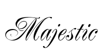 Majestic Font Image