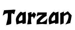 Tarzan Font Image