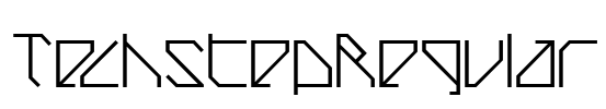 TechstepRegular Font Image