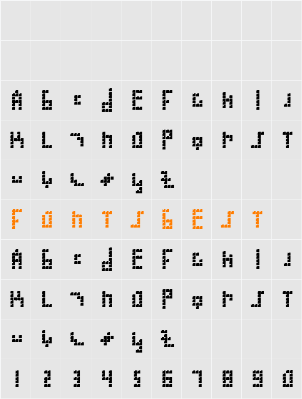 Blokus Character Map