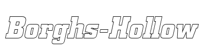 Borghs-Hollow Font Image