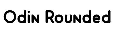 Odin Rounded Font Image