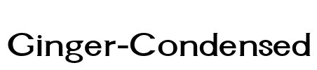 Ginger-Condensed