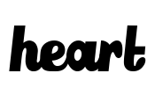 Heart Font Image