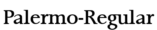 Palermo-Regular Font Image