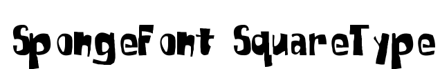 SpongeFont SquareType Font Image