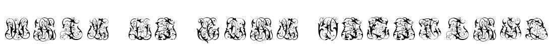 Hard to Read Monograms Font Image