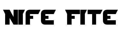 Nife Fite Font Image