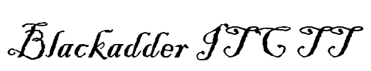 Blackadder ITC TT Font Image