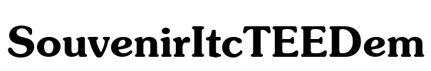 SouvenirItcTEEDem Font Image