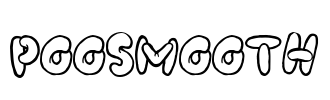 PooSmooth Font Image