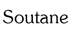 Soutane Font Image