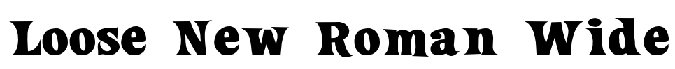 Loose New Roman Wide