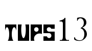 tups13 Font Image