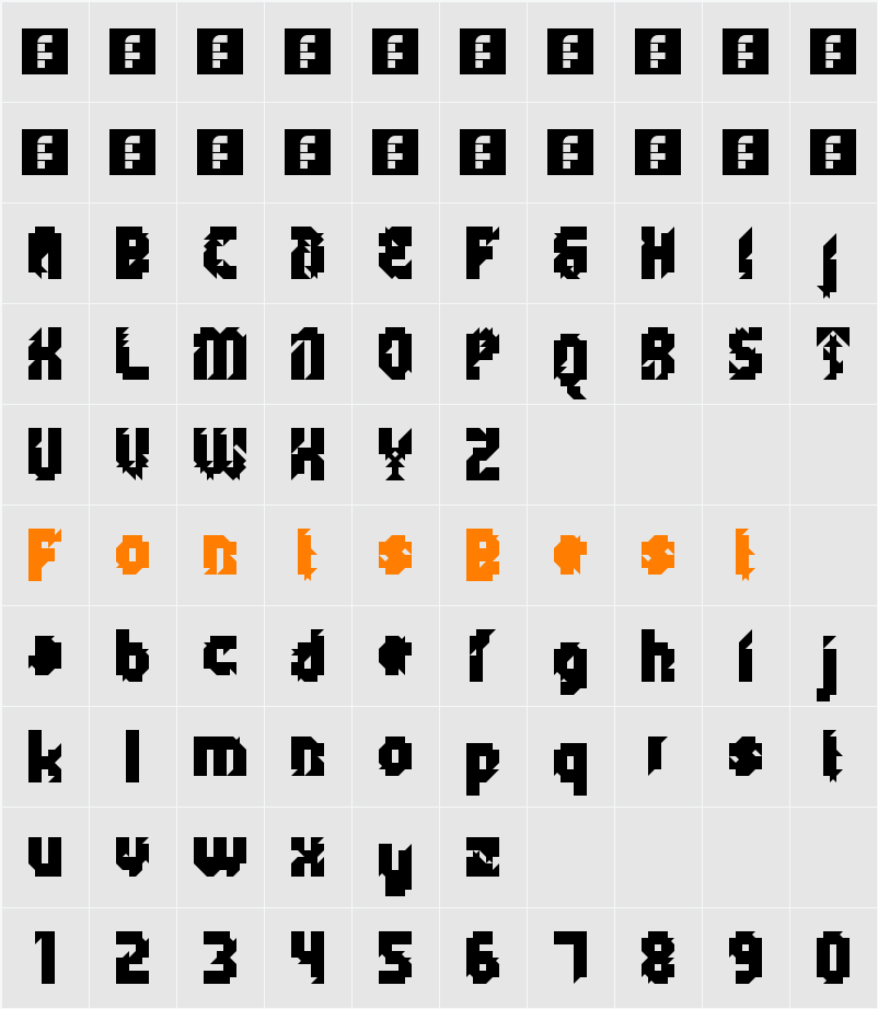 5Metrik Black Alien Character Map