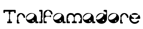 Tralfamadore Font Image