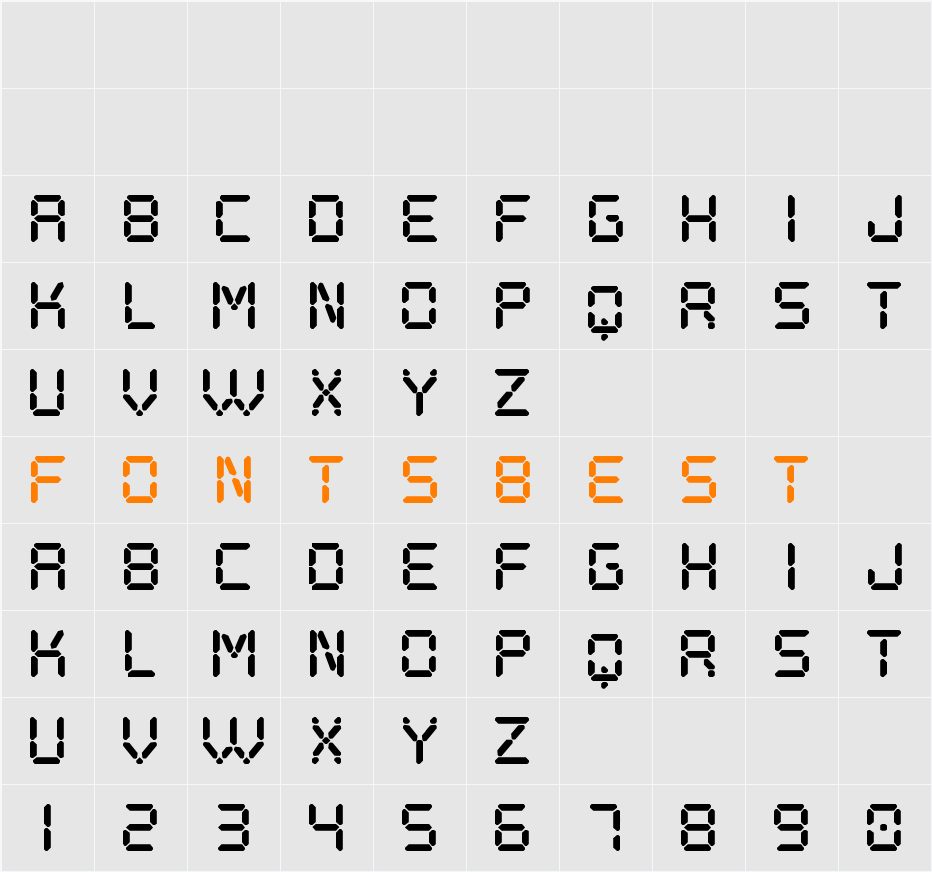 Digital Play St Character Map