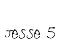 Jesse 5 Font Image