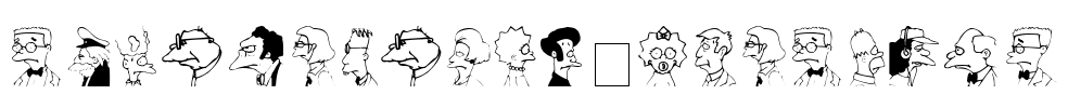 Springfield-MugShots Font Image