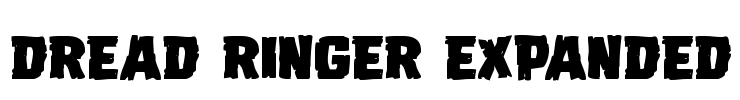 Dread Ringer Expanded Font Image