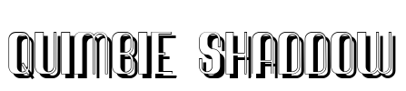 Quimbie Shaddow Font Image