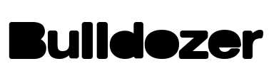 Bulldozer Font Image