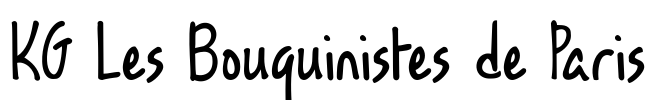 KG Les Bouquinistes de Paris Font Image