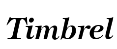 Timbrel Font Image