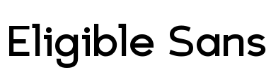 Eligible Sans Font Image