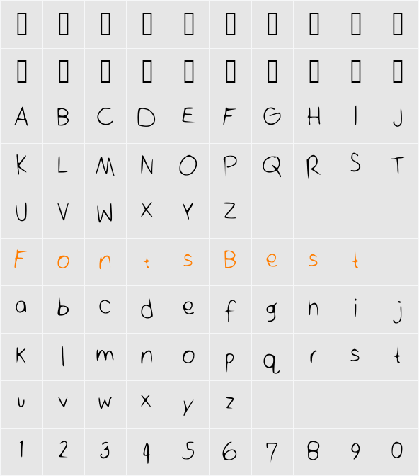 OhHello Character Map