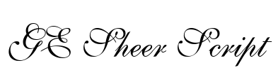 GE Sheer Script