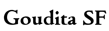 Goudita SF Font Image