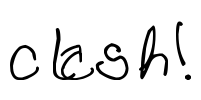 clash! Font Image