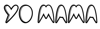 Yo mama Font Image