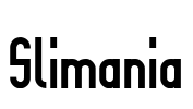Slimania Font Image