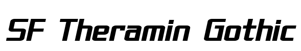 SF Theramin Gothic